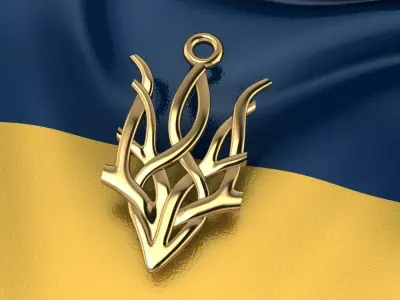 Ukrainian Trident 3D print model 18