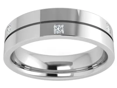 Princess Diamond Band 4403 3D print model