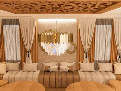 Salon Marocain Moderne 2023 3D model