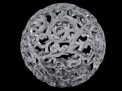 Scroll Ball 3D print model