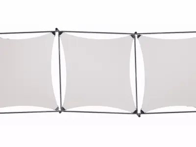 Tarpaulin Roof 1 3D model