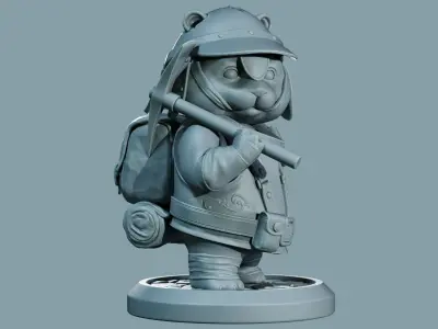 Panda - Sapper 3D print model