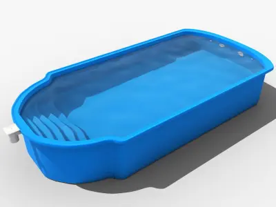 Ontario swimming pool 3D model