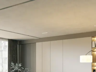 Modern Luxury Room Living 3D model