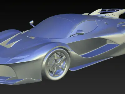 Ferrari FXX-K 2015 custom-Obj-Exterior 3D model