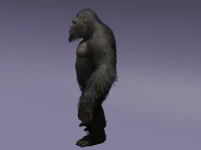 BigFoot 3D Model with Textures Big Foot  3D model