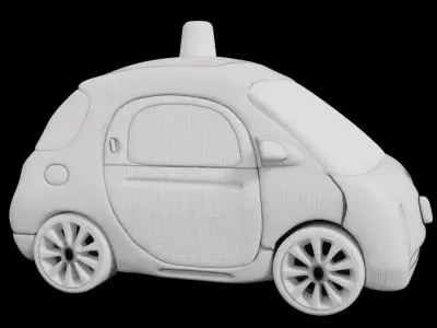 Autonomous Driverless Car 3D model