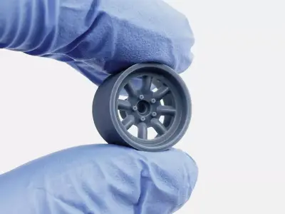 15x10 Minilite Wheel and Brake 3D print model