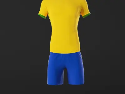 Soccer Uniform 3D model purchase