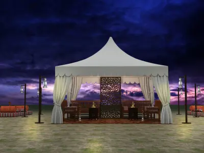 Event Tent arabic  3D model