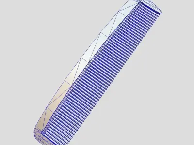 Hair Comb 5 Low-poly 3D model