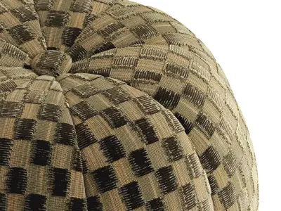 Sofia Footstool by Soho Home Exclusive to Selfridges 3D model