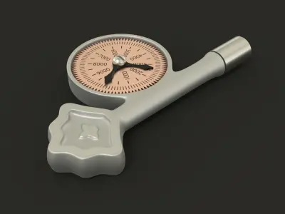 Tachograph key 3D model