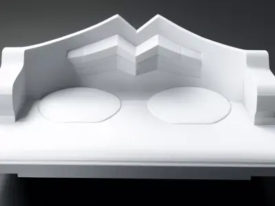 STL Morfix3D Stellaris 01 - ORION Sofa - 3D Model 3D print model