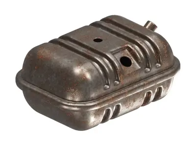 Rusty Truck Fuel Tank 3D model