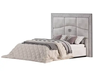 Noir Bed By Elve Luxury 3D model