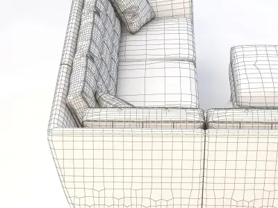 Joybird Eastwood Corner Sofa 3D model