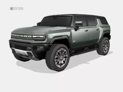 GMC Hummer EV SUV 2024 Low-poly 3D model