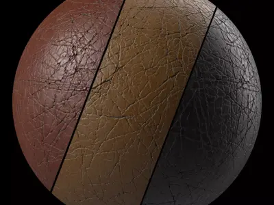 Leather Materials 41- Sbsar Pbr 4k Seamless Texture