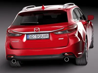 Mazda 6 Wagon 2015 3D model