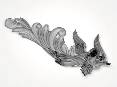 Angel 3d model for cnc 3dprint Sorce File 3DS MAX 2017 3D model