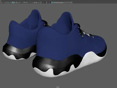 sport shoe Low-poly 3D model