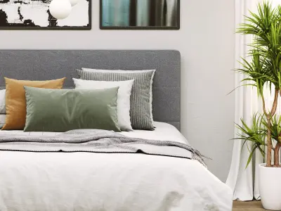 Scene Bardo Bed 3D model