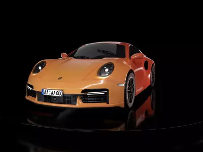 porsche 911 turbo 3D model