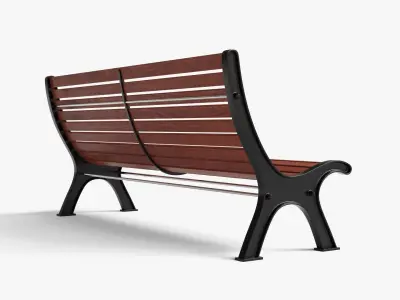 Bench 3D model purchase
