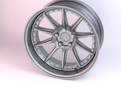 Aodhan DS-07 Wheels Low-poly 3D model