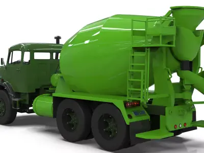 Mercedes-Benz 2624 Concrete Mixer Truck 3D model