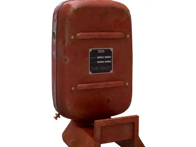 Air Pump Low-poly 3D model