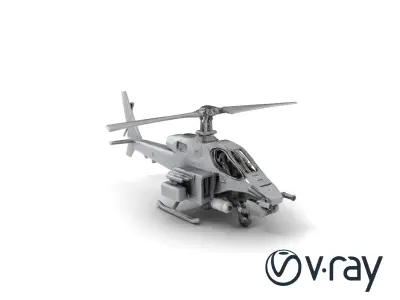 ShadowFury Attack Chopper model pack Low-poly 3D model