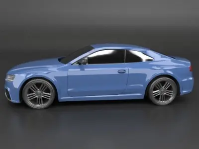Audi rs5 2011 redesigned 3D model