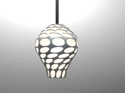 Parametric Lamp Design Grasshopper Rhino 3d Model Download 3D model