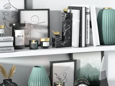 Decorative set 07 3D model