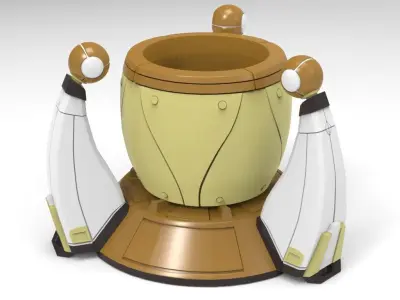 flower pot for 3d printing 3D print model