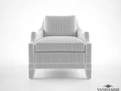 Vanhamme Cosy armchair 3D model