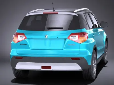 Suzuki Vitara 2017 VRAY 3D model
