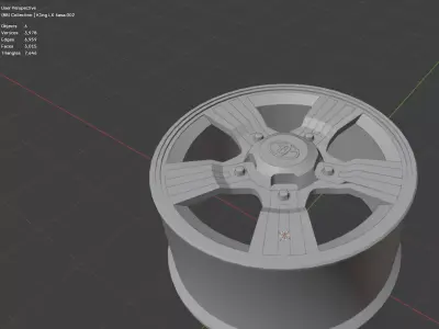 Rim Lexus Toyota 1998-2002 3D model