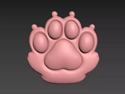 Cat Paw 3D print model