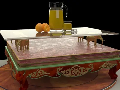 Chinese coffee table  3D model buy