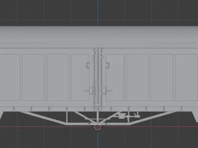 H0 1-87 scale Hbis 294 freight car 3D print model
