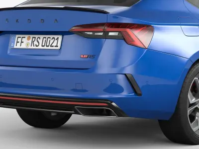 Skoda Octavia RS 2020 3D model