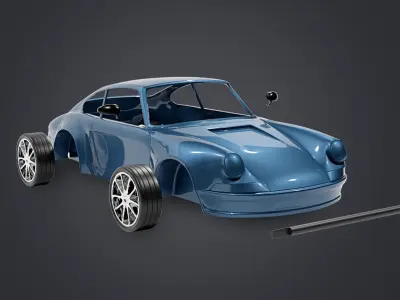 Porsche Classic  3D print model