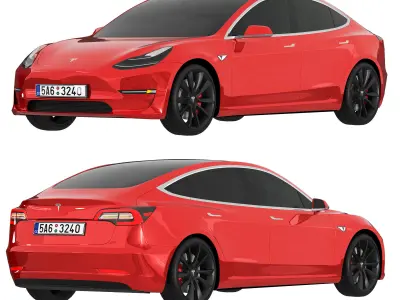 Tesla Model 3 Performance 3D model