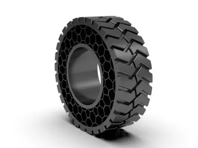 Non pneumatic tyre  -  airless tyre 3D print model