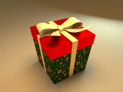 Presents Pack 01 Low-poly 3D model