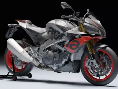 Aprilia Tuono V4 1100 Factory 2019 Low-poly 3D model