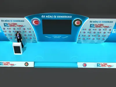 Session Stage Decor 089 3D model